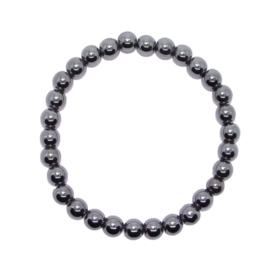 Armband Hematiet - kralen 8 mm
