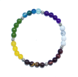 Armband Chakra - kralen 6 mm