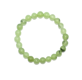 Armband Prehniet - kralen 8 mm