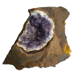 Amethist in Basalt - Zululand, Zuid Afrika