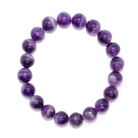 Armband Amethist - kralen 10 mm