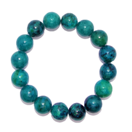 Armband Chrysocolla - kralen 12 mm