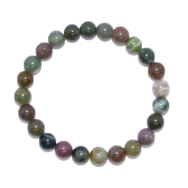 Armband Indian Agaat - kralen 8 mm