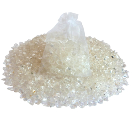 Organza-zakje met Bergkristal 200 gram