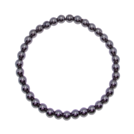 Armband Hematiet - kralen 6 mm