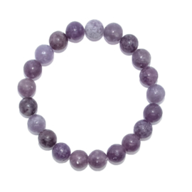 Armband Lepidoliet - kralen 8 mm