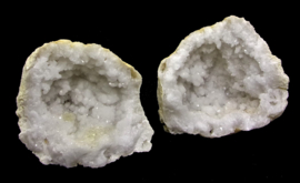 Bergkristal Geode Paar