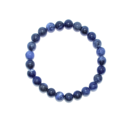 Armband Sodaliet - kralen 8 mm