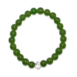 Armband Jade - Levensboom - kralen 8 mm