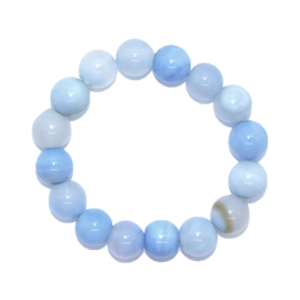 Armband Chalcedoon - kralen 12 mm