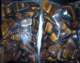 Trommelsteen Tijgeroog - 500 gram