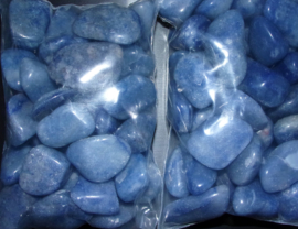 Trommelsteen Blauwe Kwarts - 500 gram