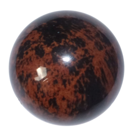 Bol Mahonie Obsidiaan 40 mm verkocht