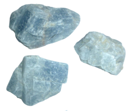 Calciet blauw 3 stukjes