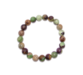 Armband Opaal groen - kralen 10 mm
