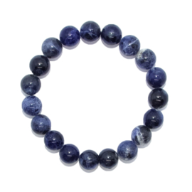 Armband Sodaliet - kralen 10 mm