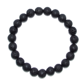Armband Lava - kralen 8 mm