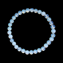 Armband Opaliet - kralen  6 mm