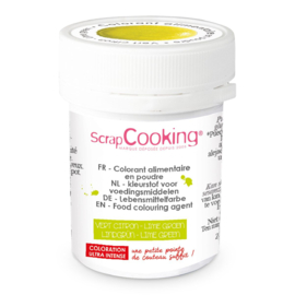 ScrapCooking Artificial Powder Food Colour 5g Lemon Green