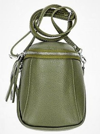 COMBISET leren crossbody-/telefoontasje + portemonneetje | 8 kleuren