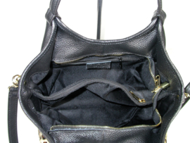 IT Bag leren handtas / schoudertas vachtje cheetah