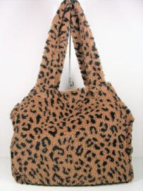 XXL Teddy shopper leopard trendy tan