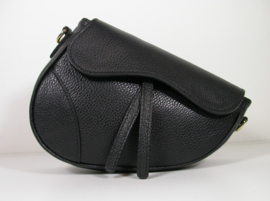 IT BAG Designerstyle leren saddlebag zwart
