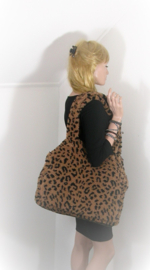 XXL Teddy shopper leopard trendy tan