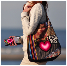 Unieke ACTIEPRIJS Uit eigen atelier: `The heartwarming bag` (genummerd)