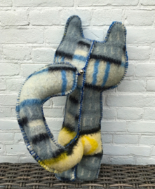 Verkocht! Uit eigen atelier: B-ing Cat Blue Harmony (big)  (nr 17)