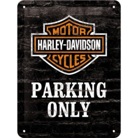 Nostalgic Art Harley Davidson Parking Only