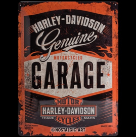 Nostalgic Art Tekstbord Harley Davidson Garage