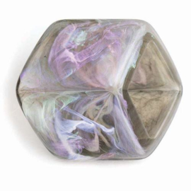 Cube Marble Grey Shiny