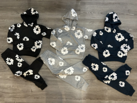 Joggingpak - Flowers black