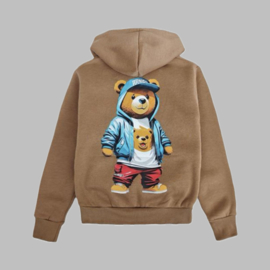 Hoody -  Beer bruin (tweezijdig)