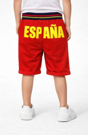 Jogg Bermuda Spanje  - rood