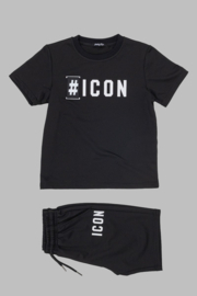 Twee delige set- #Icon black