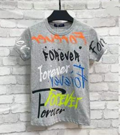 T-shirt - Foverever grijs