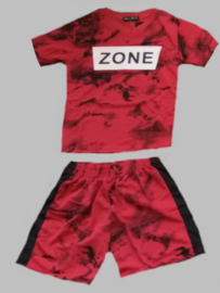 Twee delige jogg set - Boxe red