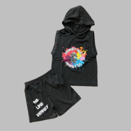 Zomerset - Hoody skateboard zwart
