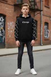 Hoody - Chigago black