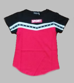 T-shirt -  SJK SPORT rood