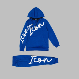 Trainingspak - letters heavenly blue