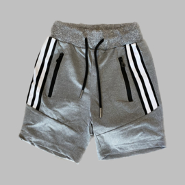 Jogg Bermuda - I Kids stripes grey