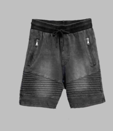 Jogg Jeans Bermuda - Freeboy black denim