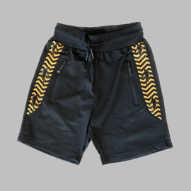 Jogg Bermuda - I Kids sports black yellow