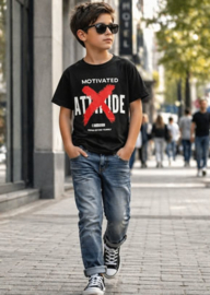 T-shirt - Attidude zwart