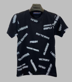 T-shirt -Victory black