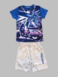 Twee delige jogg set - Hollyweek bright blue