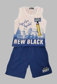 Twee delige jogg set - New Black blue